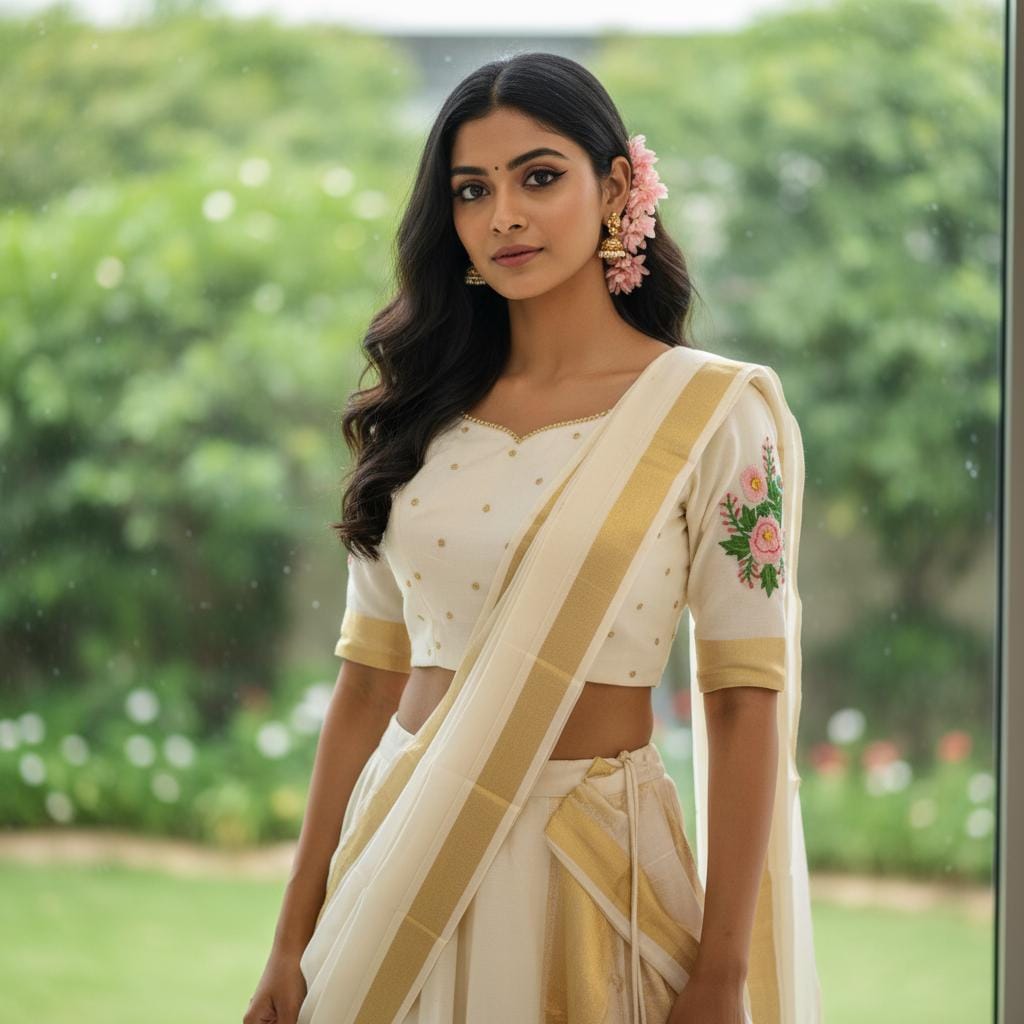 Kerala Style Dress - Etsy UK
