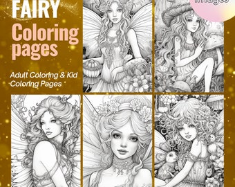240+ Fairies Coloring Pages, adult coloring pages, fairy garden coloring, fairy coloring sheets, forest fairy, coloring sheets, printable