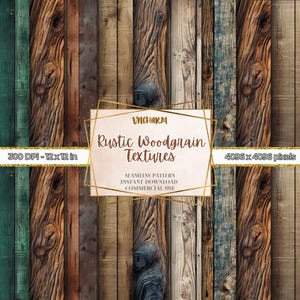 60+ Wood Grain Textures digital paper, rustic wood scrapbook paper pack, wood backgrounds, wood digital printable scrapbook paper download