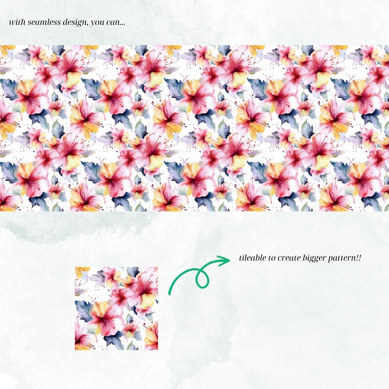 Hibiscus Seamless Pattern, Tropical Pattern Commercial Use, Tropical Seamless Pattern Png, Tropical Seamless Pattern, Seamless Tropical Patterns, Seamless Tropical, Tropical Floral Pattern, Banana Leaves Seamless Pattern, Tropical Leaf Seamless,