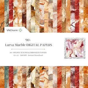 Larva Marble Texture Seamless & non-seamless Digital Paper, 12x12&quot; 300Dpi Instant Download Commercial Use, Marble pattern, Marble background
