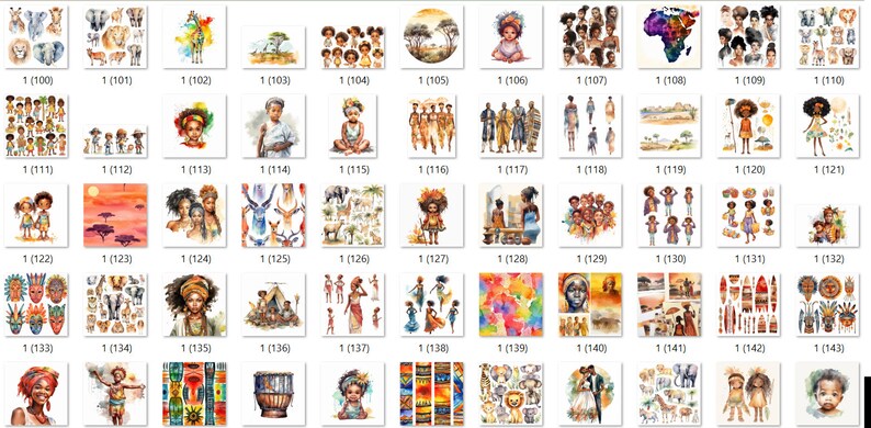 watercolor Africa clipart, Africa clipart, watercolor clipart, Africa png, watercolor png, culture clipart, wall art clipart, invitation clipart, card clipart, sticker clipart, logo clipart, web design clipart,
