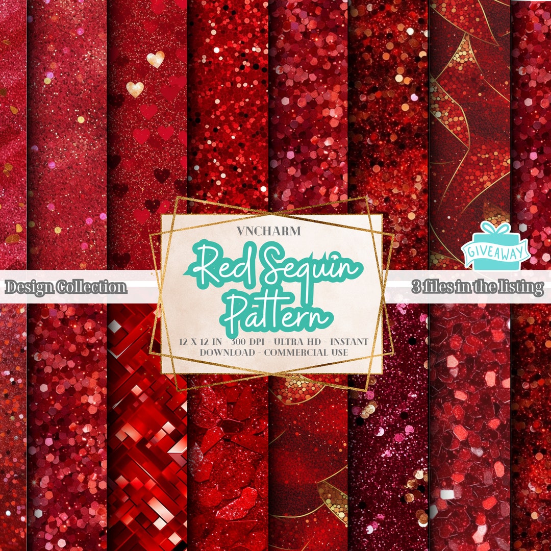 90+ Red Sequin Seamless Pattern (4K, Ultra HD, 4096 X 4096 Px) - Free 3 ...