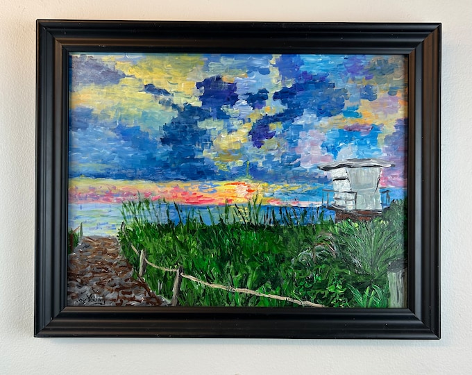 Sunrise at Waveland Beach