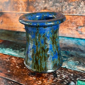 Handmade ceramic stoneware vase