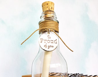 Customized Message in a Bottle in Gift Box