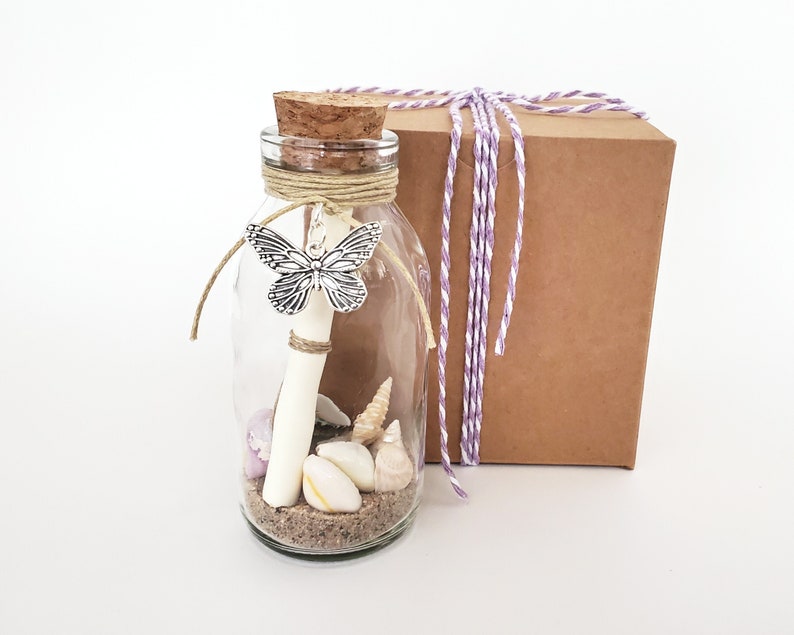 CUSTOM Message in a Bottle + Gift Box, Your PERSONALIZED Message, Say ANYTHING You Want, Unique Sentimental Mother's Day Gift, Free Shipping 