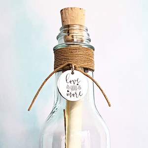 Personalized Romantic Gift | Message in a Bottle with Your Custom Message | Write Anything You Want | Unique Handmade Gift | With Gift Box