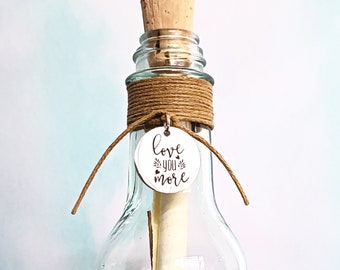 Personalized Message in a Bottle | Custom Romantic Gift