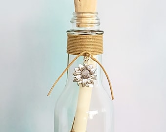 Message in a Bottle Kit with Blank Paper Inside