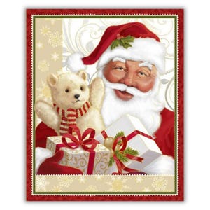 Jolly Old St. Nick Panel by Quilting Treasures