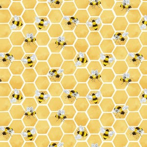 Buzzy Bee on Honeycomb-Henry Glass-BTY