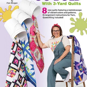 Project Book "Go Bold With 3-Yard Quilts" by Fabric Cafe