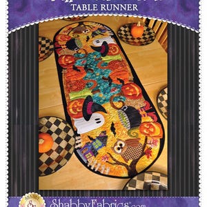 Halloween Patch Table Runner Pattern by Shabby Fabrics