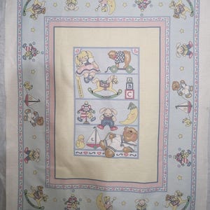 Sleepy Time Panel by Floral Fanders Fabric-Vintage Panel