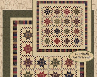 Cobblestone Stars Quilt Pattern by Kansas Trouble Quilters