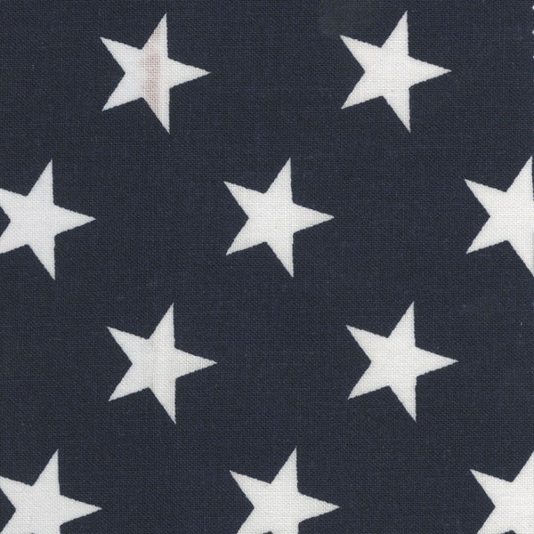 White Stars on Navy B/G-108" Wide-Choice Fabrics-BTY