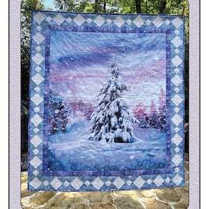 Snowdrops Quilt Pattern by Quilted Garden DEsigns