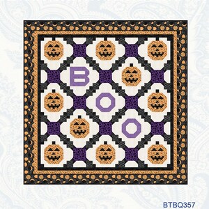 Jack Says Boo Quilt Pattern by Bound to be Quilting