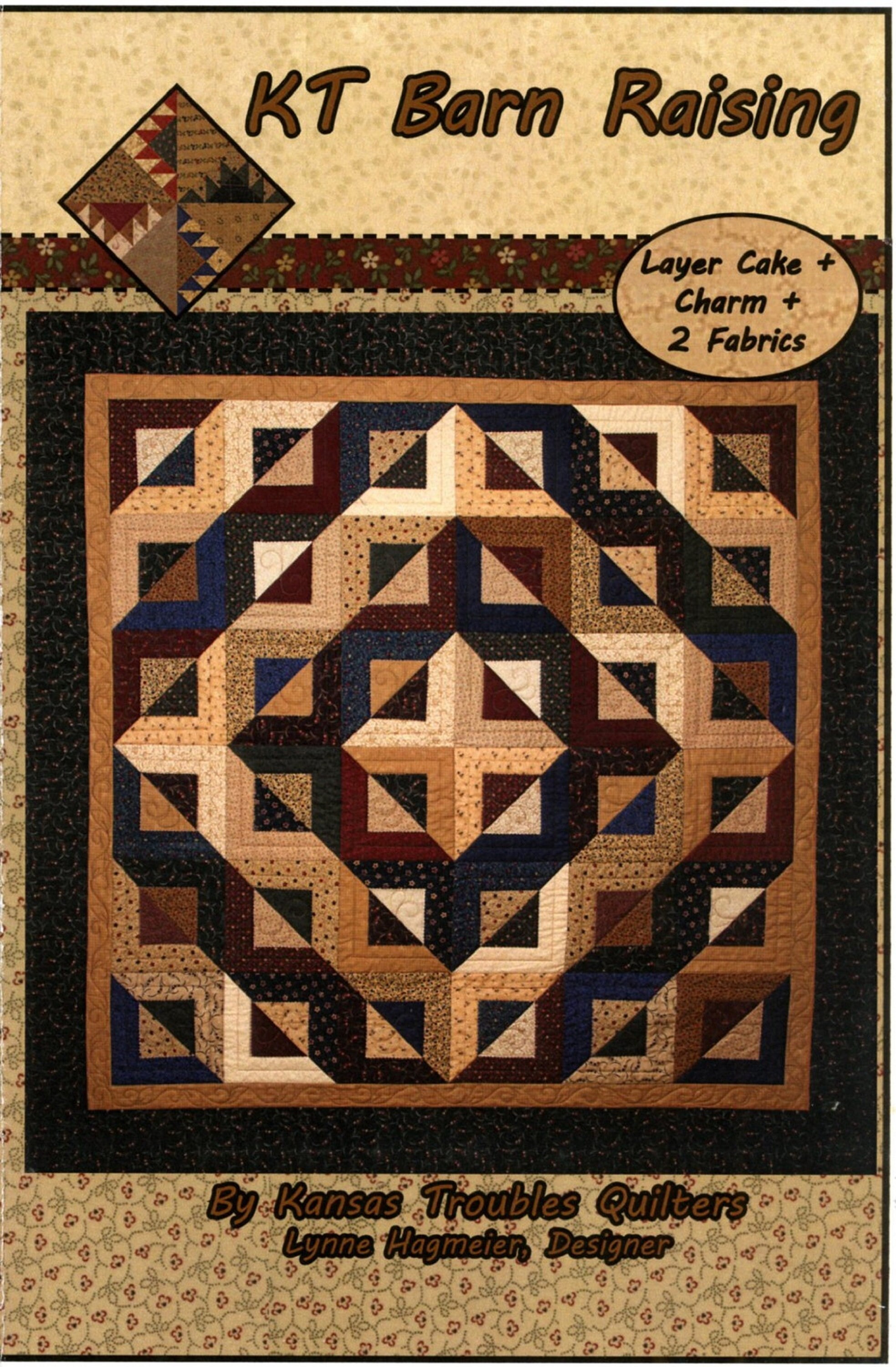 KT Barn Raising Quilt Pattern by Kansas Troubles Quilters Etsy
