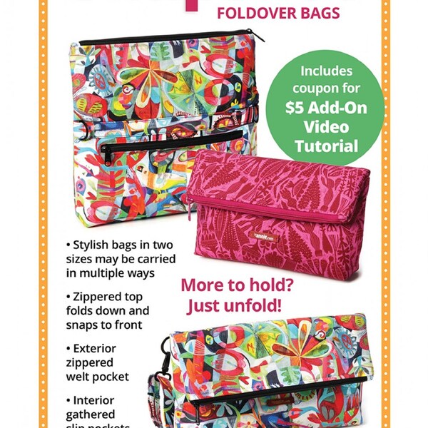 Snapshot Foldover Bags by Annie.com-Small and Large