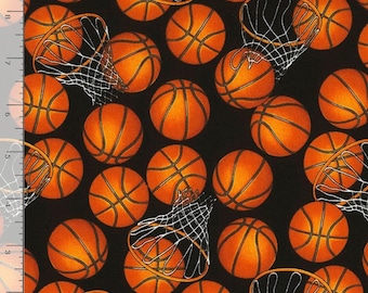 Basketballs & Hoops-Timeless Treasures-BTY