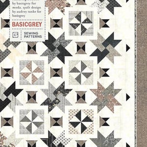 Star Burst Quilt Pattern by Basic Grey