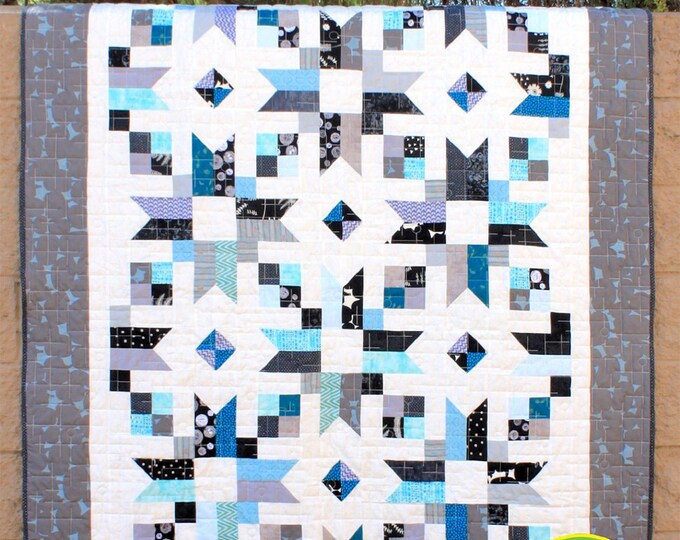 Tossed Tiles Quilt Pattern by Ladeebug Designs Etsy