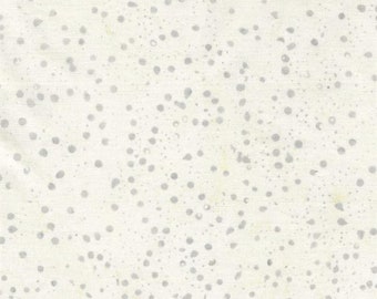 Batik Textiles-#5735-Gray Dots on Cream-Fat Quarter