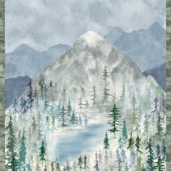 Majestic Mountain Panel-Windham Fabrics-Digital Print