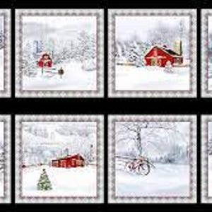 Back Home For The Holidays Quilting Panel by Quilting Treasures