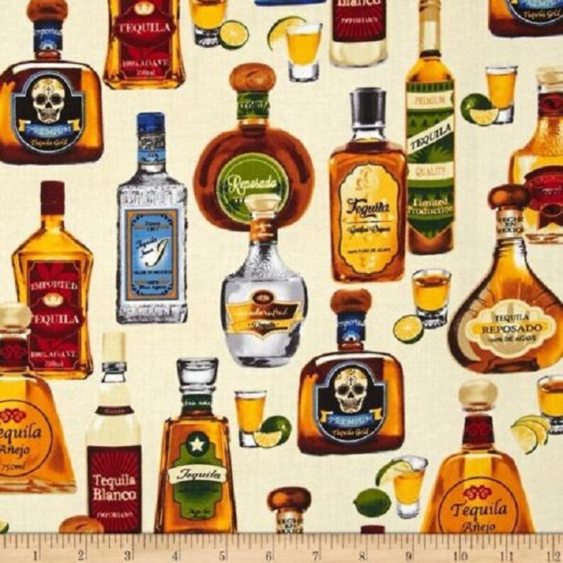 Cheers-Whiskey Bottles-Natural B//G-BTY-Robert Kaufman-Man Cave-Drinks-Alchohol