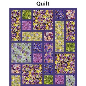 Tossed Tiles Quilt Pattern by Ladeebug Designs