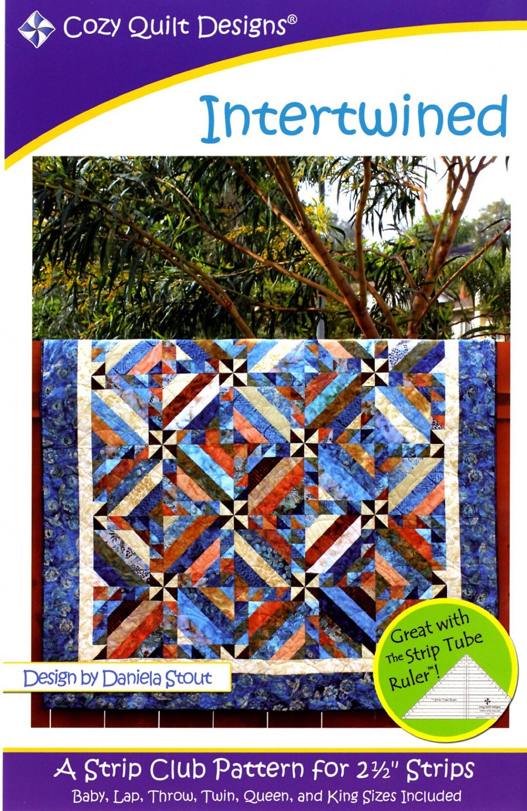 Intertwined Quilt Pattern by Cozy Quilt Designs Etsy