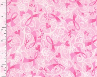 Breast Cancer-All Pink Ribbons-Timeless Treasures-BTY