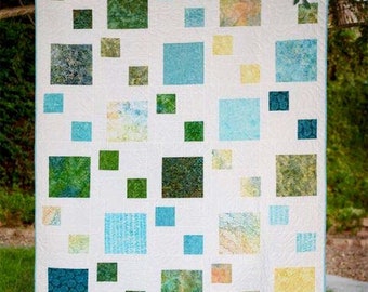 Pebble Path Quilt Pattern-Cozy Quilt Designs-Pattern for 5" & !0" Squares