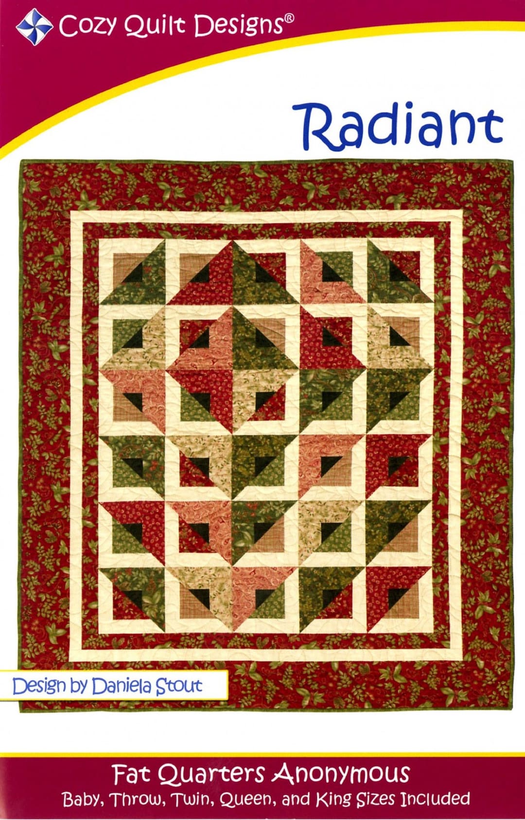 Radiant Quilt Pattern by Cozy Quilt Designs-5 Sizes Included - Etsy