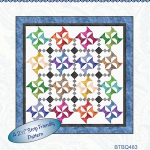 Revolving Spools Quilt Pattern by Bound To Be Quilting