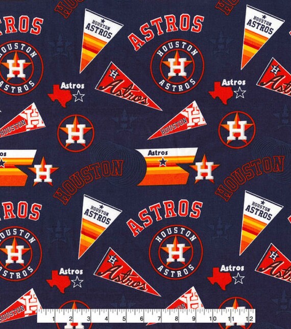Houston Astros Pennants & Logos by Fabric Traditionsbty Etsy