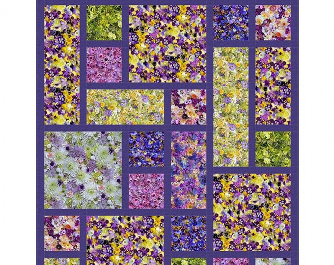 Tossed Tiles Quilt Pattern by Ladeebug Designs Etsy