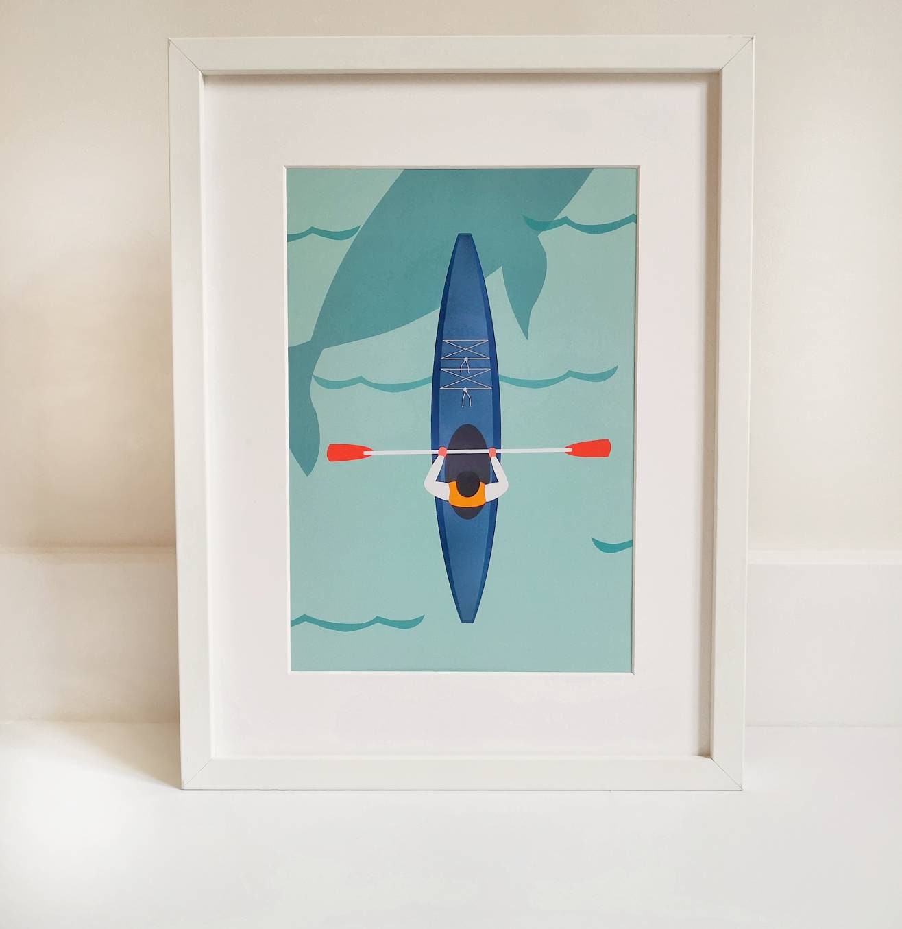 Kayaking Print Kayak Print Birthday Gift For Husband Etsy