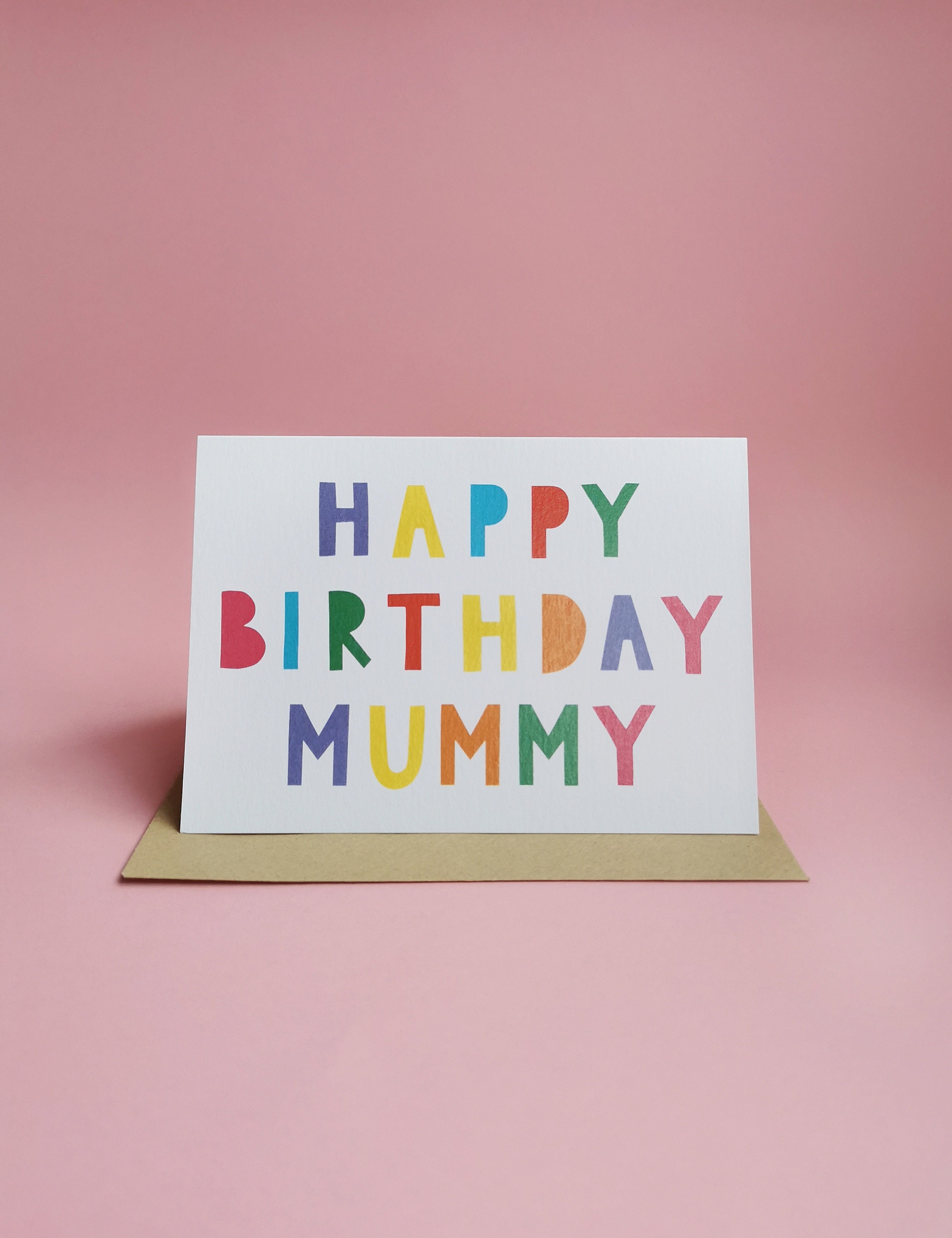 Happy Birthday Mummy Card Birthday Card for Mummy Etsy UK