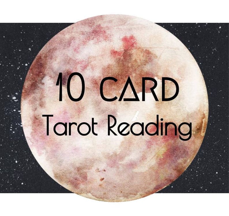 tarot reading, 10 card tarot reading, tarot card reading image 1