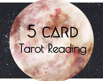 tarot reading, 5 card tarot reading, tarot card reading