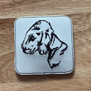 1030.  Bedlington Terrier magnet.