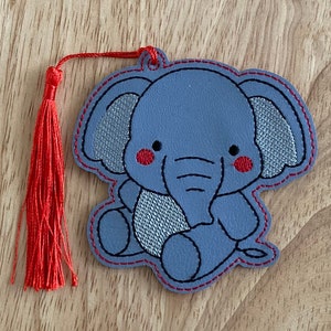 853. Cute elephant bookmark.