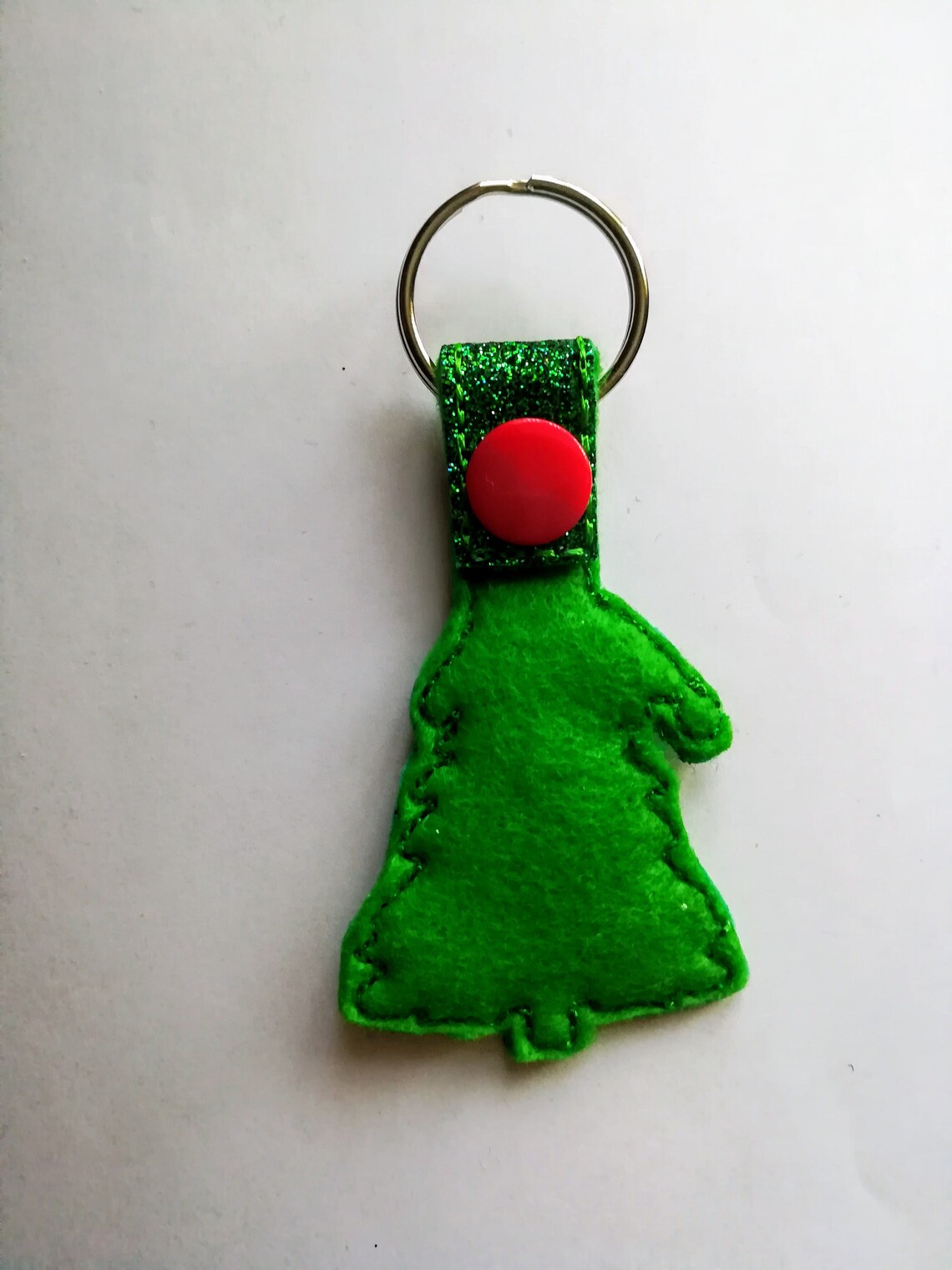 249. Happy Christmas Tree Keyring Etsy New Zealand