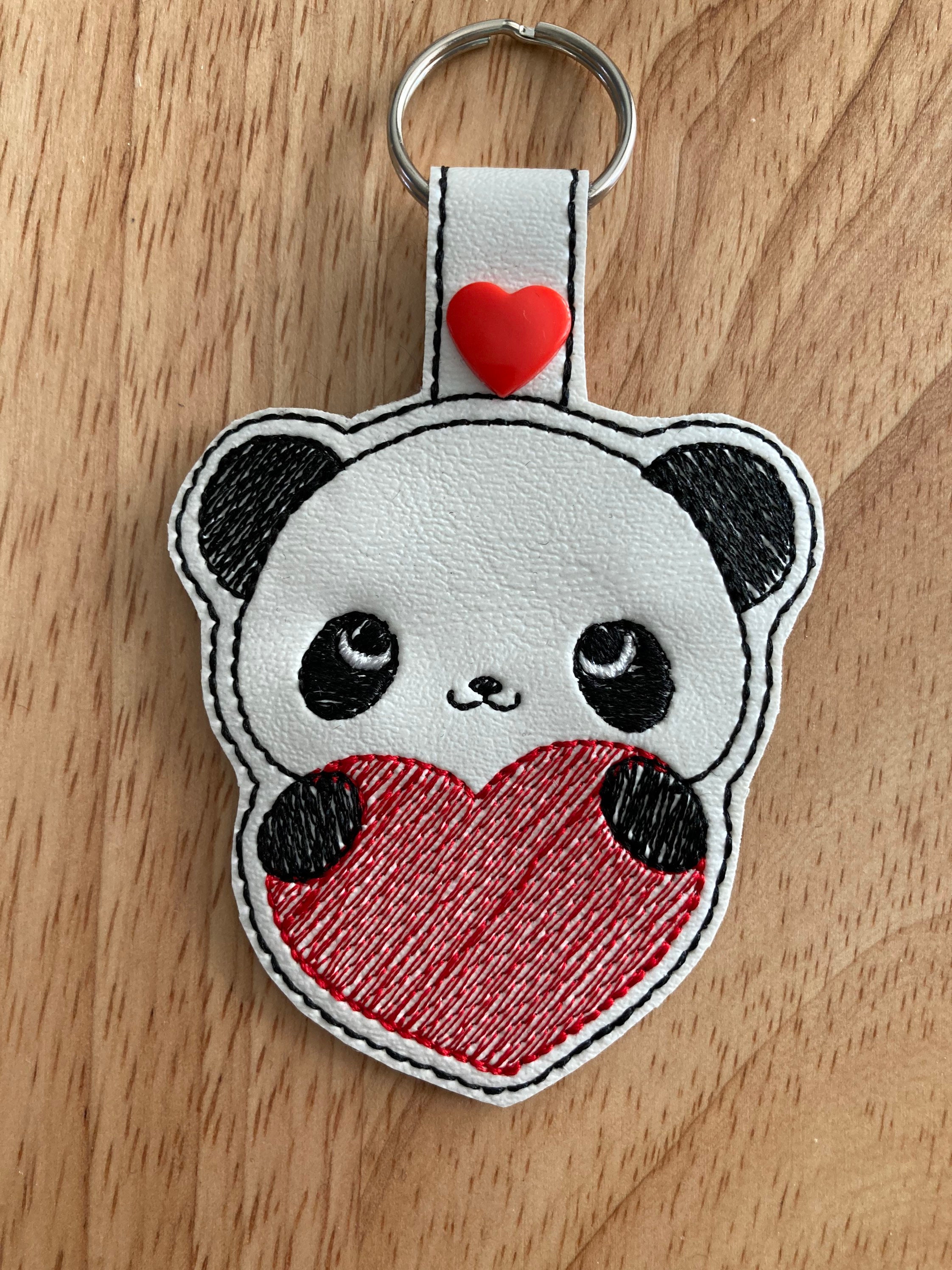 994. Panda Love Keyring. - Etsy