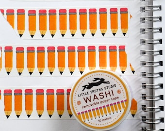 Stubby Pencil Washi, Wide Journaling Craft Tape by Little Truths Studio