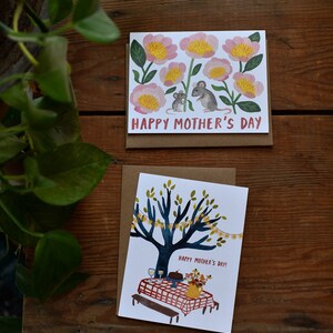 Picnic Mother's Day Card, Thoughtful Mother's Day Card for Mom, Meaningful Card for Mum, Nature Outdoor Lover Card image 2